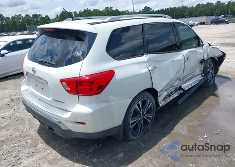 2017 Nissan Pathfinder Platinum z USA, uszkodzony, nr VIN 5N1DR2MN1HC608026